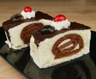 Γλυκό ψυγείου με Swiss rolls (VIDEO), από τους Μιχάλη και Χάρη Καρελάνη και το Redmoon-foodaholics.gr!