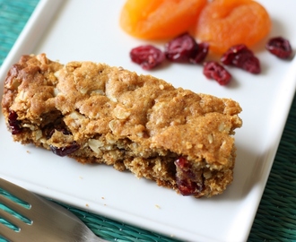 Apricot Cranberry Bars: The Quest for a Pre-Run Snack