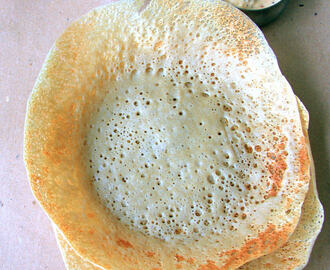 Wheat flour Aappam - wheat flour Palappam - wheat flour Appam recipe - Simple dinner, breakfast recipe