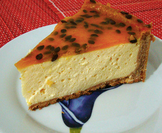 Torta Musse de Maracujá