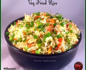 Veg Fried Rice | வெஜ் பிரைட் ரைஸ் | Indo Chinese Recipe
