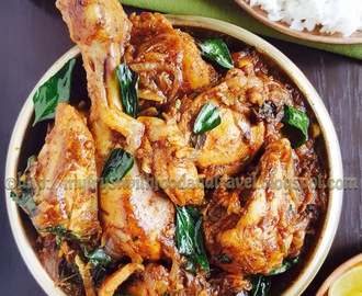 Chicken Chettinad Recipe / Chettinad Chicken Curry Recipe ~ Chennai Food Adventure Series / Eat Like A Local Series