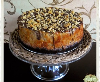 Peanut butter cheesecake (Tarta de queso y crema de cacahuetes)