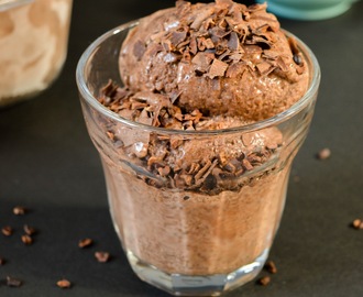 Νηστισιμο παγωτο σοκολατας | Vegan chocolate ice cream