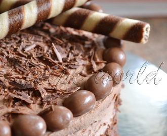 Egg-less Chocolate Layer Cake with Chocolate Frosting