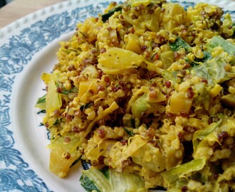 Verduras en el wok à la cúrcuma con quinoa ;-) Te lo vas a perder?