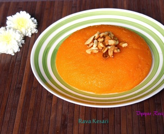 Rava Kesari - Sheera - Sooji Halwa - Easy Rava Kesari Recipe