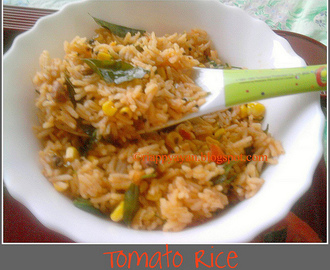 Tomato Rice - South Indian Style