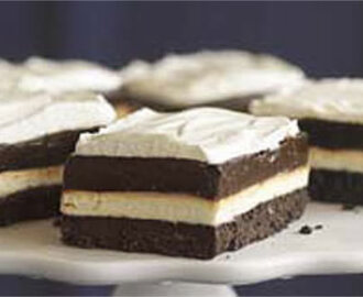 Γλυκό ψυγείου με μπισκότο όρεο, cheesecake και κρέμα σοκολάτας