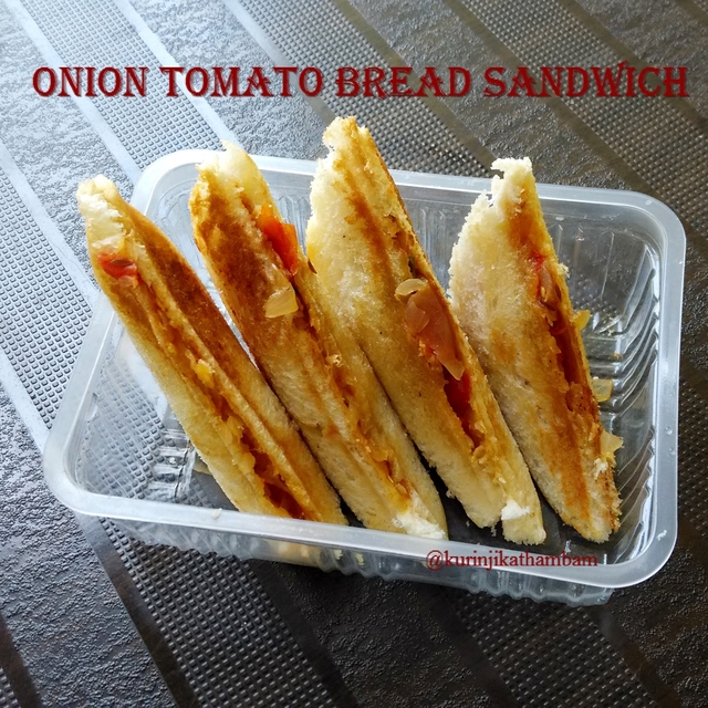 Onion Tomato Bread Sandwich | Bread Recipes