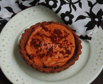 Eggless Chocolate Tart with Eggless Chocolate Mousse