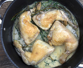 Κομψό Κοτόπουλο με Εστραγκόν & ολίγη Γαλλική Τεχνική