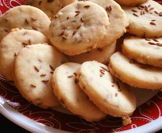 Eggless Cumin Cookies (Jeera Biscuits)