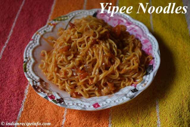 Yippee Noodles Masala Recipe, How to Make Yippee Noodles Recipe