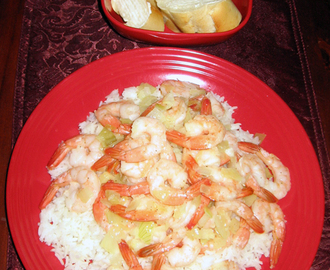 Shrimp Scampi & Jasmine Rice