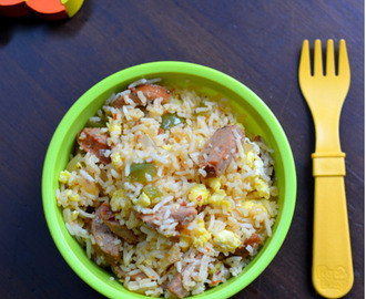 Little People Food – Sausage and Egg Fried Rice