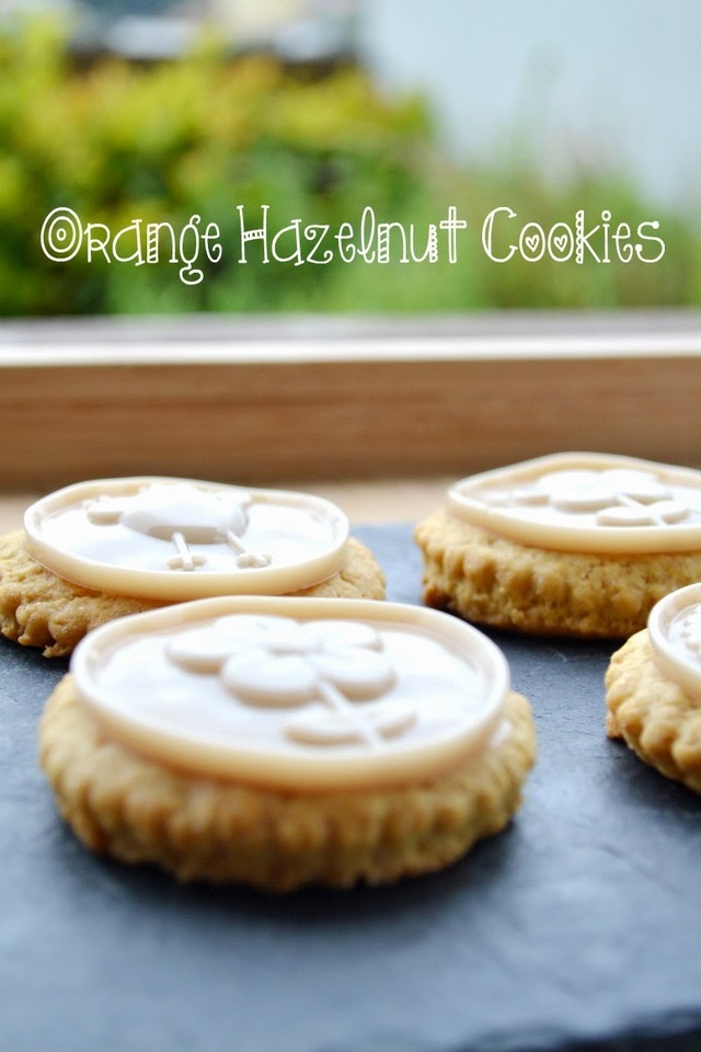 Μπισκότα Λαδιού με Πορτοκάλι & Γάλα φουντουκιού - Orange Hazelnut Cookies