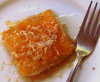 Baklava - A Greek Delicacy for  Blog hop from Nupur's page