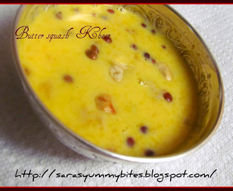 Yellow Pumpkin payasam / butter squash  Kheer / பரங்கிக்காய் பாயசம்