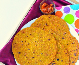 Rajasthani Moongadi |Mogar Roti | Crispy Yellow moong dal Roti