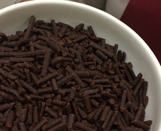 Chocolate granulado caseiro