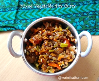Mixed Vegetable Dry Curry