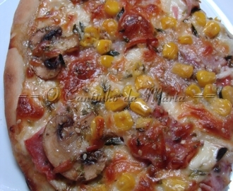 Pizza Bacon, Fiambre e Cogumelos - Companion