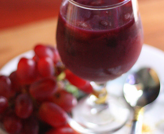 Gelatina de Vinho Espumante e Uvas Sem Lactose, Sem Glúten, Sem Ovos