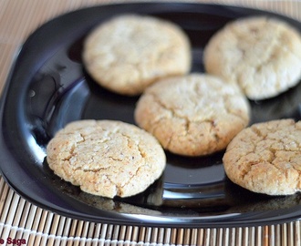 Eggless whole wheat almond cookies - easy eggless cookies recipes