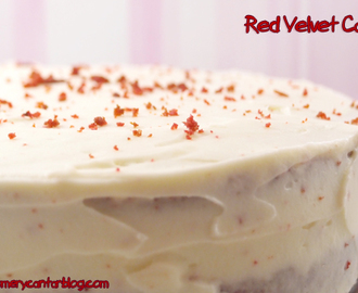 Tarta de Terciopelo Rojo o Red Velvet Cake