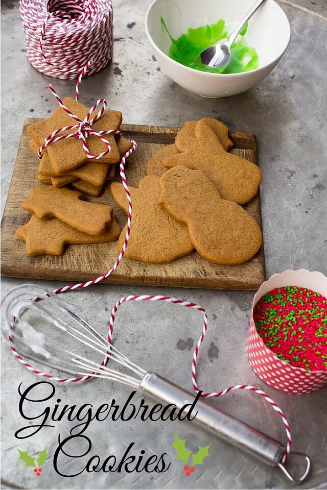 Χριστουγεννιάτικα μπισκότα gingerbread
