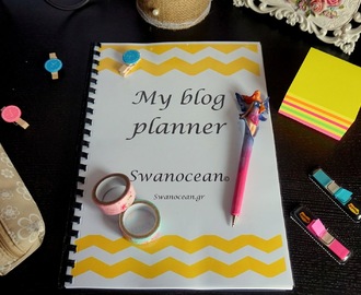 Blog planner 2016-Ημερολόγιο μπλογκ 2016