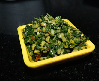 Palak Bhaaji /Spinach stir fry