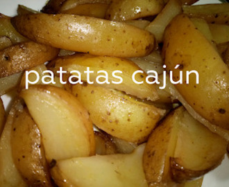 Patatas cajún, versión en olla de cocción lenta. Reto Asaltablogs