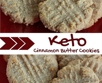 Keto Cinnamon Butter Cookies Recipe