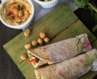 Lebanese Wrap | How to make Lebanese Wrap At Home |  Vegan Recipe | Stepwise Pictures | Quick and Healthy Recipe