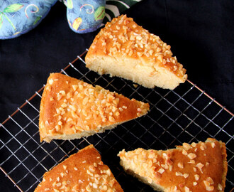 Almond Vanilla cake - Eggless Cake recipe - baking recipes - Cake Recipes - Eggless Baking