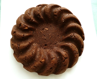 gâteau diététique hyperprotéiné chocolat pomme caroube avec Sukrin, chia blanc et psyllium (sans sucre ni oeufs ni beurre)