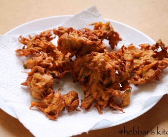 onion pakoda recipe | pakora recipe | eerulli bajji | neerulli baje | khanda bhaji