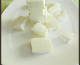 Homemade Paneer - How to Make Paneer ( Cottage Cheese) at Home
