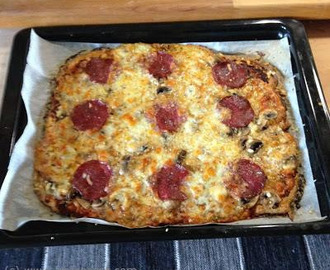 Pizzabotten LCHF (glutenfri pizza deluxe)