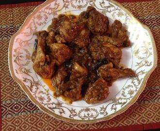 COLONIAL SLOW COOKED CHICKEN IN A RED WINE MARINADE