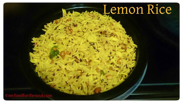 Lemon Rice – South Indian Rice Recipe
