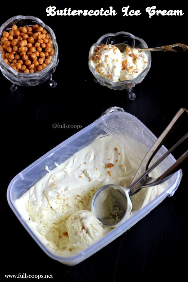Butterscotch  Ice Cream Recipe