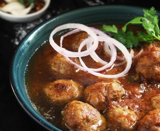 Mutton Kofta Curry, Indian Meatball Curry recipe