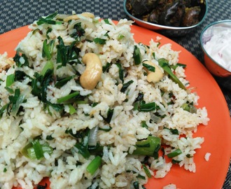 Spring Onion Rice