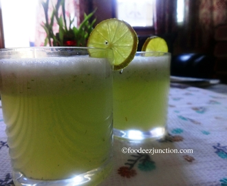 Cucumber Coconut Water Drink for Summer
