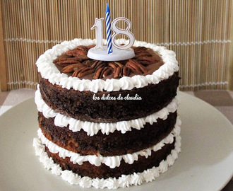 torta de chocolate 18 años