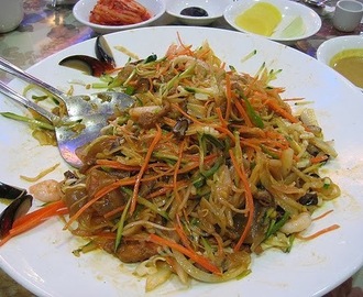 Recette de nouilles chinoises aux légumes, nouvel An Chinois, vegan (Chine)