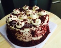Red Velvet Cake With Vanilla Buttercream Frosting